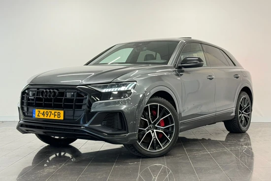 Audi Q8 60 TFSI e quattro Pro Line S Competition | Panoramadak | Valcona leder | Elekt. Stoelen | Stoelverwarming | Trekhaak | 22" wiele