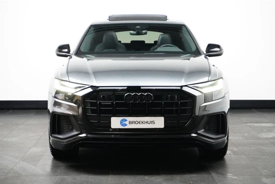 Audi Q8 60 TFSI e quattro Pro Line S Competition | Panoramadak | Valcona leder | Elekt. Stoelen | Stoelverwarming | Trekhaak | 22" wiele