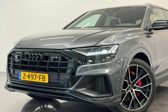 Audi Q8 60 TFSI e quattro Pro Line S Competition | Panoramadak | Valcona leder | Elekt. Stoelen | Stoelverwarming | Trekhaak | 22" wiele