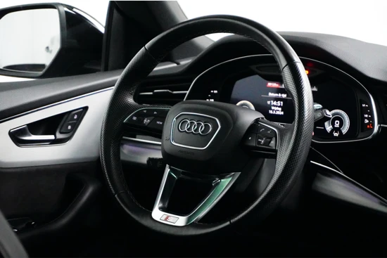 Audi Q8 60 TFSI e quattro Pro Line S Competition | Panoramadak | Valcona leder | Elekt. Stoelen | Stoelverwarming | Trekhaak | 22" wiele
