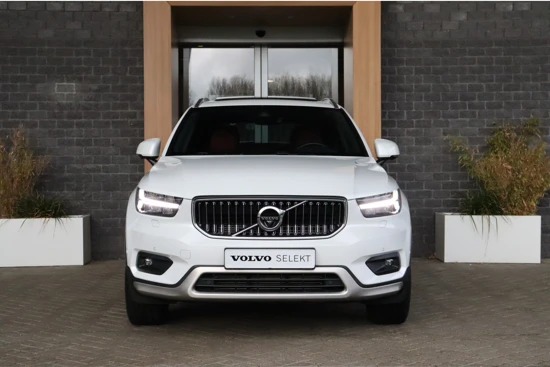 Volvo XC40 T5 Recharge Inscription | Uniek en Full option! | Bruin/Rood Leder | 360° Camera | Schuifdak | Harman Kardon | Stoelverwarming v