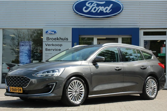 Ford Focus Wagon 1.0EB VIGNALE | LEDER | ELEKT. STOELEN | NAVI | CLIMA | WINTERPACK | HEAD-UP | AUTO. INPARKEREN | PARK SENS V+A | FULL LED