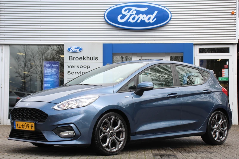 Ford Fiesta 1.0EB ST-LINE | NL-AUTO! | DEALER OH! | NAVI | CLIMA | CRUISE | PARKEERSENSOREN | PRACHTIGE STAAT!