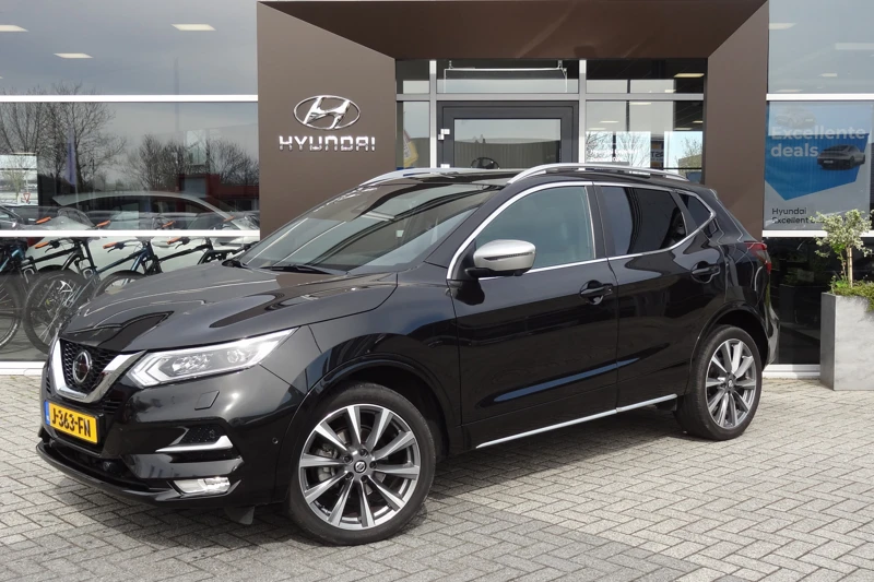 Nissan QASHQAI 1.3 DIG-T Tekna + | AUTOMAAT | TREKHAAK | PANORAMADAK | 360 GRADEN CAMERA | LEDER