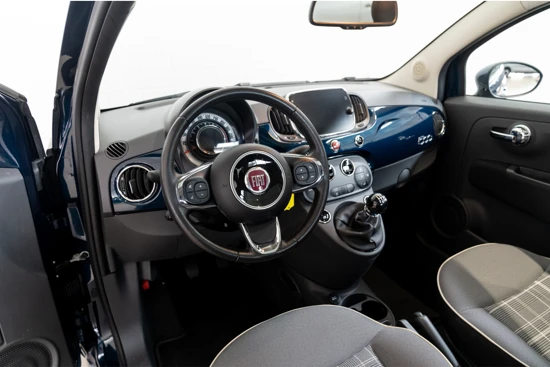 Fiat 500 0.9 TwinAir Turbo Lounge | Navigatie | Climate Controle | Parkeersensoren | 16 inch Lichtmetaal | Panoramadak |