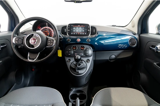 Fiat 500 0.9 TwinAir Turbo Lounge | Navigatie | Climate Controle | Parkeersensoren | 16 inch Lichtmetaal | Panoramadak |