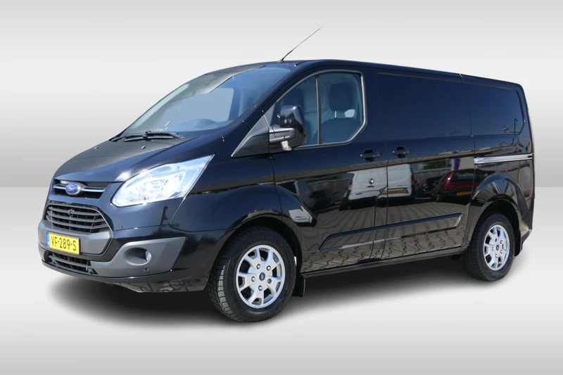 Ford Transit Custom 270 2.2 TDCI 125pk L1H1 Limited | Dealer onderhouden | 1e Eigenaar | Zeer Compleet | Dubbele schuifdeur | Half Leer |