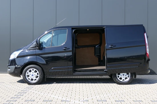 Ford Transit Custom 270 2.2 TDCI 125pk L1H1 Limited | Dealer onderhouden | 1e Eigenaar | Zeer Compleet | Dubbele schuifdeur | Half Leer |