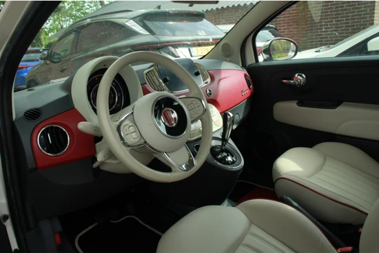 Fiat 500C 0.9 TwinAir Turbo Lounge | 1E EIGENAAR! | LEDER | NAVI | CLIMA | CRUISE | PARK SENS | LM. VELGEN