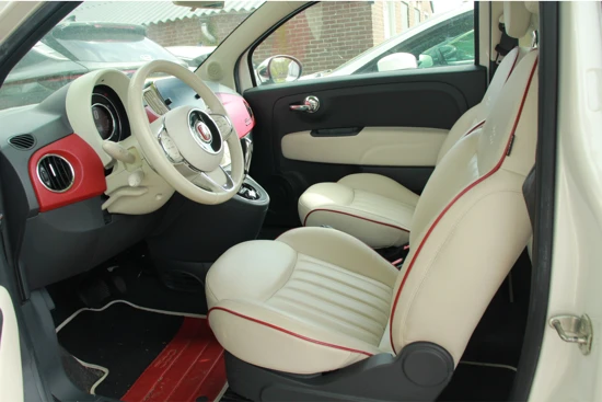 Fiat 500C 0.9 TwinAir Turbo Lounge | 1E EIGENAAR! | LEDER | NAVI | CLIMA | CRUISE | PARK SENS | LM. VELGEN