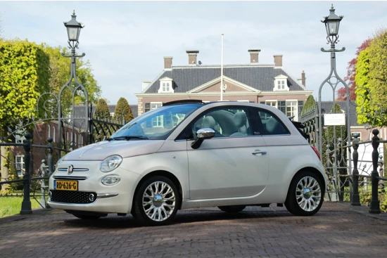 Fiat 500C 0.9 TwinAir Turbo Lounge | 1E EIGENAAR! | LEDER | NAVI | CLIMA | CRUISE | PARK SENS | LM. VELGEN