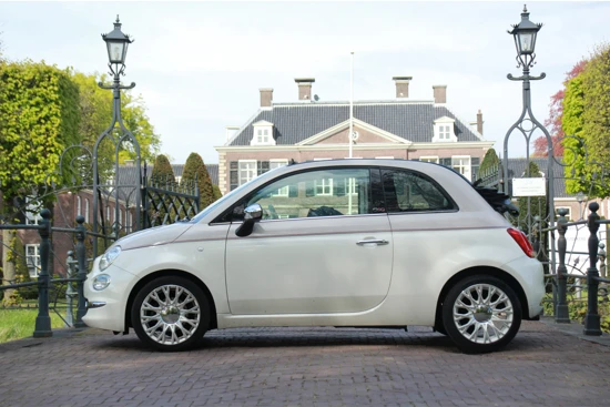 Fiat 500C 0.9 TwinAir Turbo Lounge | 1E EIGENAAR! | LEDER | NAVI | CLIMA | CRUISE | PARK SENS | LM. VELGEN