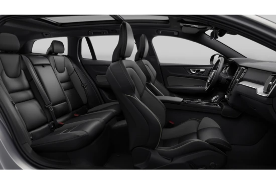 Volvo V60 T6 Recharge AWD Ultimate Dark | 360o camera | 19" wielen | Getint glas |