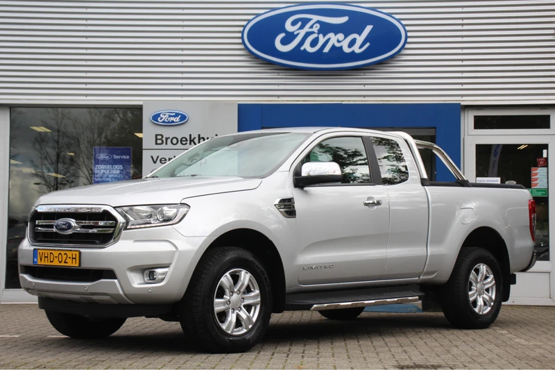 Ford Ranger 2.0 ECOBLUE LIMITED SUPER CAB | 1E EIGENAAR! | DEALER OH! | ROLLORTOP | TREKHAAK | LEDER | NAVI | APPLE CARPLAY & ANDROID AUTO |