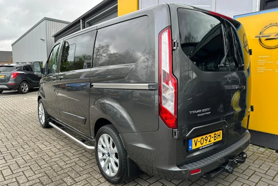 Ford Transit Custom 2.0 TDCi 130PK 290 L1H1 LIMITED DUBBELCABINE| INTERESSANT VOOR PARTICULIER| CAMERA| STOEL-, VOORRUITVERWARMING| NAVIGATIE| TREKH