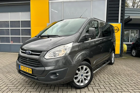 Ford Transit Custom 2.0 TDCi 130PK 290 L1H1 LIMITED DUBBELCABINE| INTERESSANT VOOR PARTICULIER| CAMERA| STOEL-, VOORRUITVERWARMING| NAVIGATIE| TREKH