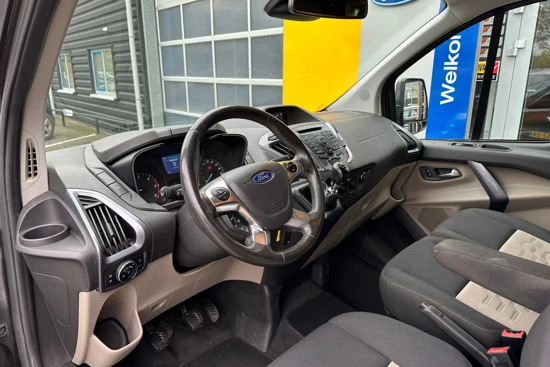 Ford Transit Custom 2.0 TDCi 130PK 290 L1H1 LIMITED DUBBELCABINE| INTERESSANT VOOR PARTICULIER| CAMERA| STOEL-, VOORRUITVERWARMING| NAVIGATIE| TREKH