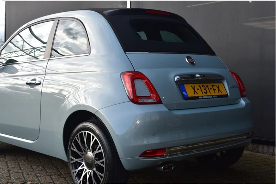 Fiat 500C Cabrio 1.0 Hybrid Dolcevita | Navigatie | Parkeersensoren | 17"LMV | Climate Control | Nieuwstaat! | Apple Carplay | Android Aut