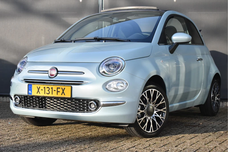 Fiat 500C Cabrio 1.0 Hybrid Dolcevita | Navigatie | Parkeersensoren | 17"LMV | Climate Control | Nieuwstaat! | Apple Carplay | Android Aut