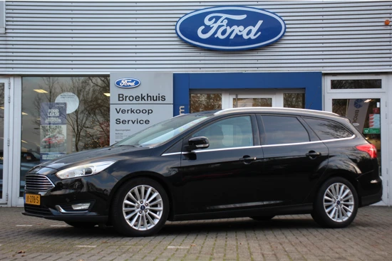 Ford Focus Wagon 1.0 TITANIUM | NL-AUTO | DEALER OH! | NAVI | CLIMA | VOORRUITVERWARMING | CRUISE | AUTO. INPARKEREN | PARK SENS V+A | XENO