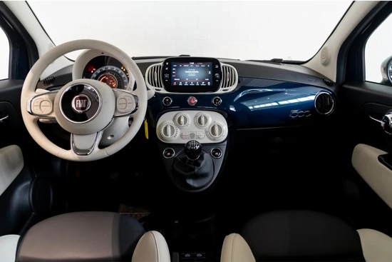 Fiat 500 1.0 Hybrid Dolcevita | Apple Carplay & Android Auto | Panoramadak | Cruise Controle | Airco | Lichtmetalen velgen |