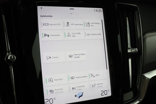 Volvo V90 T4 Momentum | Head-Up display | Lederen interieur | Semi elektrische trekhaak | Adaptieve cruise control incl. BLIS | Panoramisc