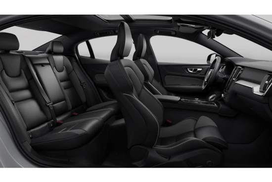 Volvo S60 T6 350PK Ultimate Dark | 360 Cam | 19 Inch | HUD | HK Audio | Elektri Stoelen