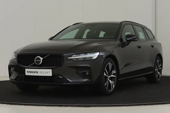 Volvo V60 B4 Plus Dark | Leder | Harman Kardon | 360° Camera | Lighting-pack | Panoramadak | Elek. Stoelen | Elek. Achterklep