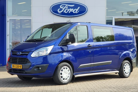 Ford Transit Custom 330 2.2 TDCI L2H1 Trend Dubbele Cabine | Navigatie | Sidebars | Trekhaak | Parkeersensoren | Achteruitrijcamera |