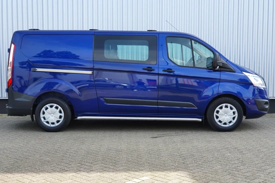 Ford Transit Custom 330 2.2 TDCI L2H1 Trend Dubbele Cabine | Navigatie | Sidebars | Trekhaak | Parkeersensoren | Achteruitrijcamera |