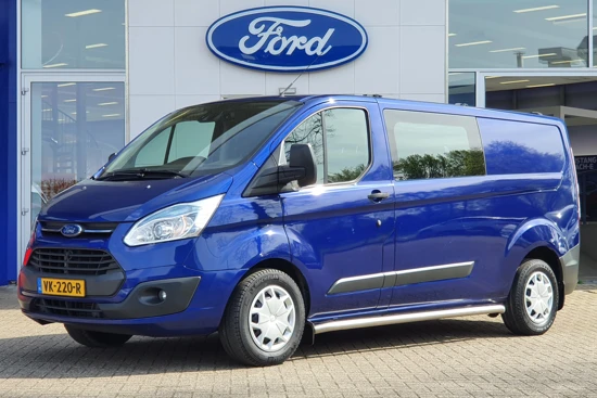 Ford Transit Custom 330 2.2 TDCI L2H1 Trend Dubbele Cabine | Navigatie | Sidebars | Trekhaak | Parkeersensoren | Achteruitrijcamera |