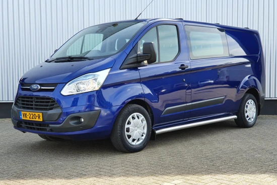 Ford Transit Custom 330 2.2 TDCI L2H1 Trend Dubbele Cabine | Navigatie | Sidebars | Trekhaak | Parkeersensoren | Achteruitrijcamera |