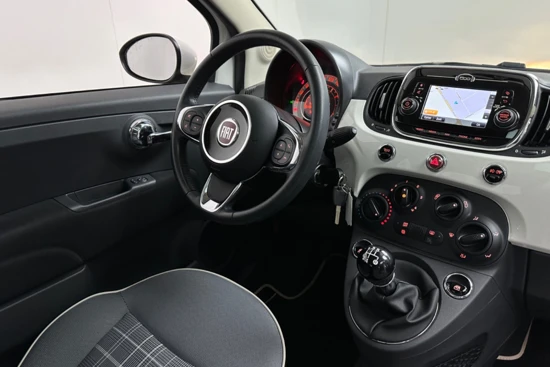 Fiat 500 0.9 TwinAir Turbo Lounge | Pano Dak | Navigatie | Volledig Onderhouden | Lichtmetalen velgen | Nette auto!