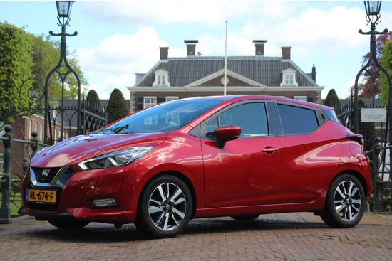 Nissan Micra 0.9 IG-T N-CONNECTA | NL-AUTO! | NAVI | CLIMA | CRUISE | ALL-SEASON BANDEN | 17" LMV | PRACHTIGE STAAT!! | PARKEERSENSOREN | CAM