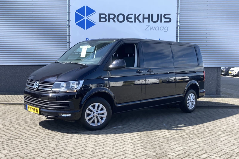 Volkswagen Transporter 140 pk | Dubbele Schuifdeur | Highline | Deep Black