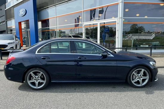 Mercedes-Benz C-Klasse 180 Premium AMG | 1e eig | NL auto | Unieke km. stand | Trekhaak | Leer