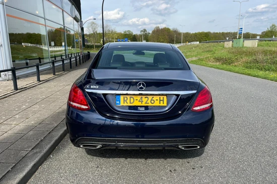 Mercedes-Benz C-Klasse 180 Premium AMG | 1e eig | NL auto | Unieke km. stand | Trekhaak | Leer