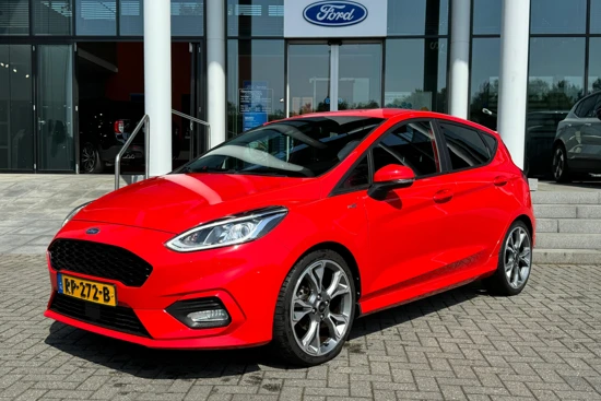 Ford Fiesta 1.0 100pk ST-Line | 100% DEALER ONDERHOUDEN! | VOORRUITVERWARMING | DESIGN PACK | SPOILER | 18 INCH | DAB RADIO