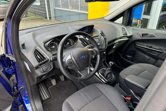 Ford B-MAX 1.0 EcoBoost TITANIUM | ALLSEASON BANDEN| TREKHAAK| CAMERA| CRUISE CONTROL| NAVIGATIE| CLIMATE CONTROL| DEALERONDERHOUDEN