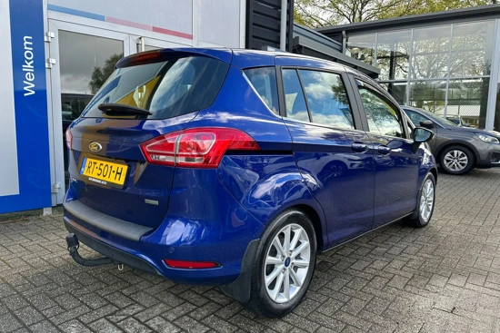 Ford B-MAX 1.0 EcoBoost TITANIUM | ALLSEASON BANDEN| TREKHAAK| CAMERA| CRUISE CONTROL| NAVIGATIE| CLIMATE CONTROL| DEALERONDERHOUDEN