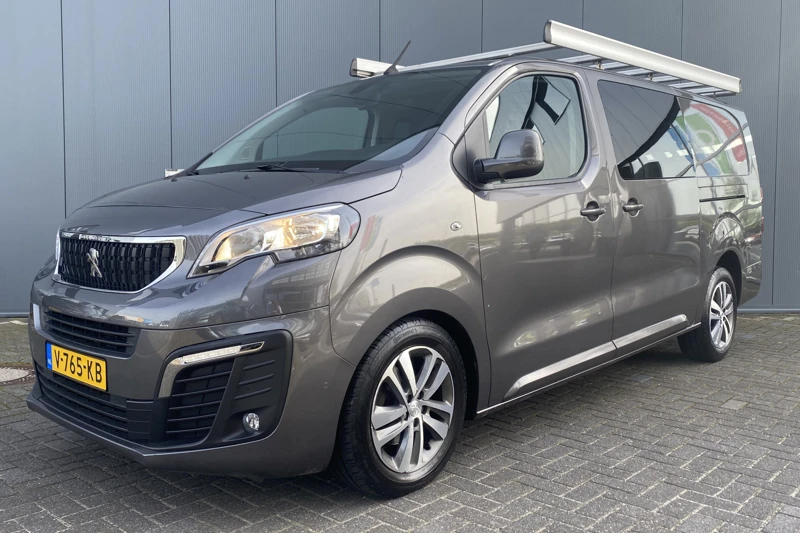 Peugeot Expert 2.0 231L BlueHDI 180pk Premium Pack Dubbele Cabine Automaat | Dodehoekdetectie | Imperiaal | Camera | Trekhaak | 2 schuifdeuren