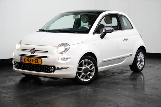 Fiat 500 1.2 Lounge | Navigatie | Airco | Cruise Control | Panorama dak | 15"LMV | Bluetooth Telefoonverbinding !!