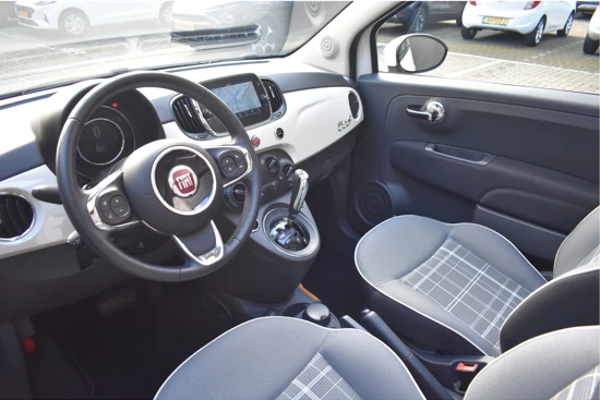 Fiat 500C Cabrio 0.9 TwinAir Turbo Lounge Automaat | Navigatie | Unieke KM-Stand! | Bluetooth | 16"LMV | Cruise Control | Airco | !!