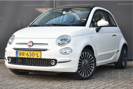 Fiat 500C Cabrio 0.9 TwinAir Turbo Lounge Automaat | Navigatie | Unieke KM-Stand! | Bluetooth | 16"LMV | Cruise Control | Airco | !!