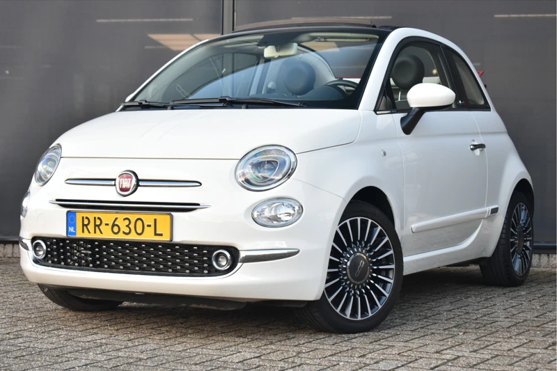 Fiat 500C Cabrio 0.9 TwinAir Turbo Lounge Automaat | Navigatie | Unieke KM-Stand! | Bluetooth | 16"LMV | Cruise Control | Airco | !!