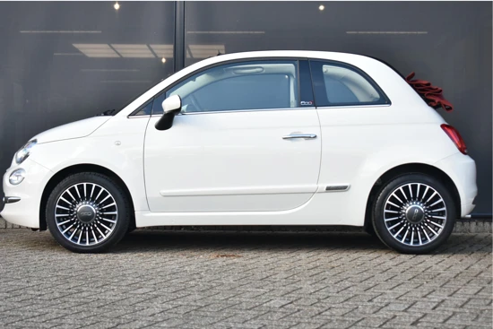 Fiat 500 Cabrio 0.9 TwinAir Turbo Lounge Automaat | Navigatie | Unieke KM-Stand! | Bluetooth | 16"LMV | Cruise Control | Airco | !!