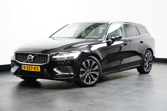 Volvo V60 T6 Recharge AWD Plus Dark Long Range | Leder | Climate Pro Pack | Park Assist Pack |