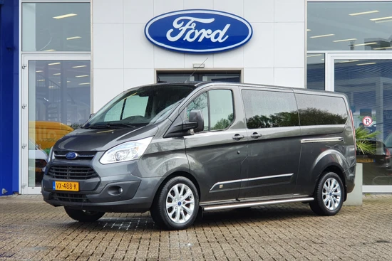 Ford Transit Custom 290 2.2 TDCI L2H1 Anniversary Edition Dubbele Cabine | Leder | Navigatie | Trekhaak | Sidebars | ClimateControl | Stoelverwarmin