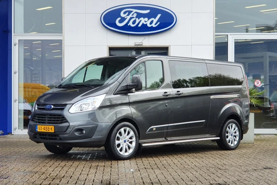 Ford Transit Custom 290 2.2 TDCI L2H1 Anniversary Edition Dubbele Cabine | Leder | Navigatie | Trekhaak | Sidebars | ClimateControl | Stoelverwarmin