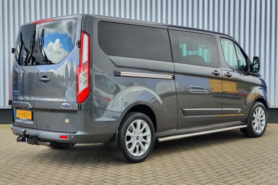 Ford Transit Custom 290 2.2 TDCI L2H1 Anniversary Edition Dubbele Cabine | Leder | Navigatie | Trekhaak | Sidebars | ClimateControl | Stoelverwarmin